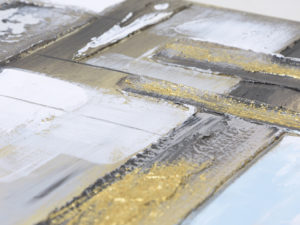 CUADRO 40X80 ABSTRACTO GOLD A