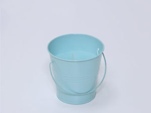 CUBO VELA CITRONELLA AZUL 10CM