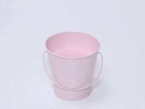 CUBO VELA CITRONELLA ROSA PALO 10CM