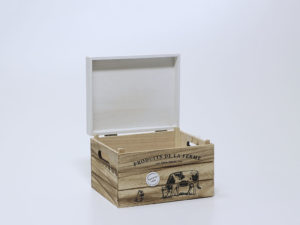 BAUL MADERA GRANJA NATURAL 25X20X16CM
