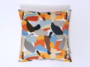COJIN 45X45 GUIJARRO APLI FLORENCIA C/26 NARANJA COMPLETO