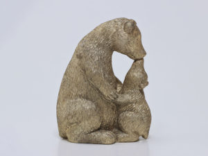 FIGURA OSO POLAR/CRIA B DORADO