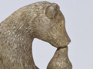 FIGURA OSO POLAR/CRIA B DORADO