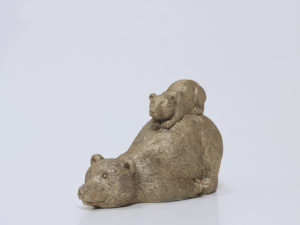 FIGURA OSO POLAR/CRIA C DORADO