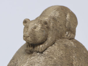 FIGURA OSO POLAR/CRIA C DORADO