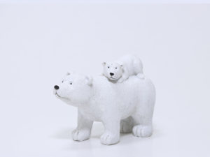 FIGURA OSOS POLAR CON CRIA A