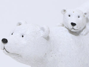 FIGURA OSOS POLAR CON CRIA A