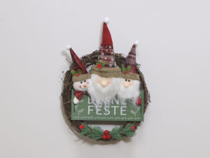 ADORNO PUERTA DUENDE VERDE Ø35CM