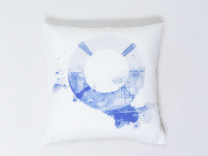 COJIN 45X45 SALVAVIDAS AZUL/1251 COMP