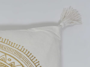 COJIN NATURAL/DORADO 45X45 A