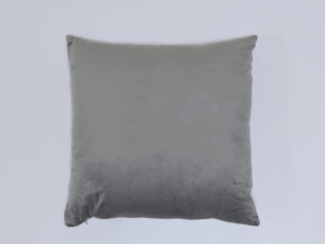 COJIN TERCIOPELO VELVET 19 PLATA 45X45CM
