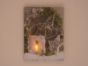 CUADRO 28X38 NAVIDEÑO C/LED C