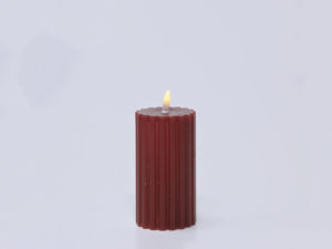 VELA RAYA ROJA LED 7X13CM