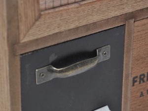 ESTANTE PARED C/CAJONES A 34X10X20CM