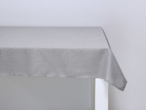 MANTEL ANTIMANCHAS 140X240CM GRIS CLARO