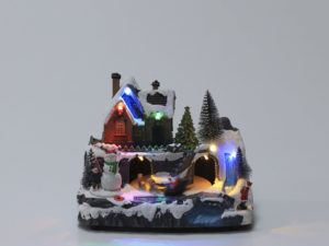 ESCENARIO NAVIDEÑO CON LUCES A