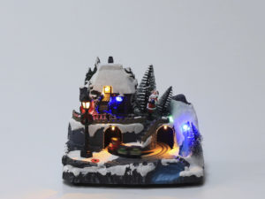 ESCENARIO NAVIDEÑO CON LUCES C
