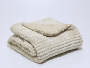 PLAID VELETA CRUDO 130X160CM