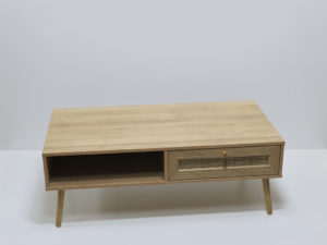MESA DE CENTRO CAJON RATAN 110X59X39CM