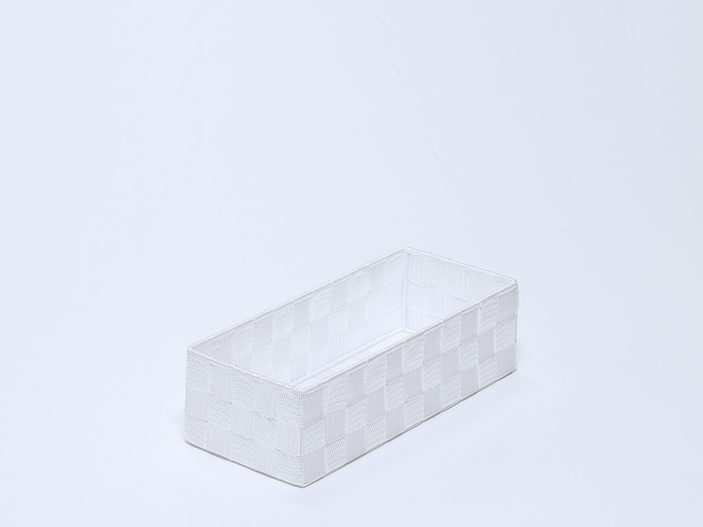CESTA PP METAL BLANCA MEDIANA