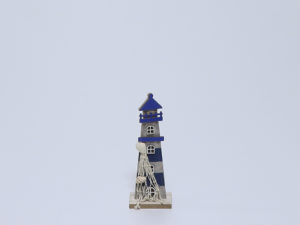 FIGURA FARO FIELTRO RAYAS MARINO 22CM