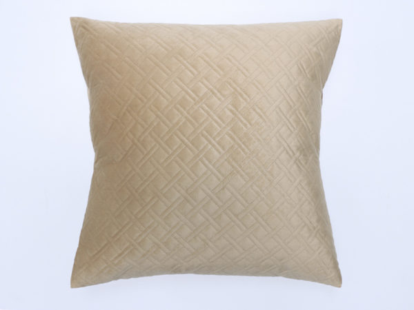 FUNDA DE COJIN TERCIOPELO 50X50 BEIGE