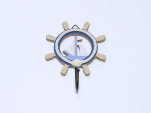 PERCHA PARED 1 GANCHO MARINO BARCO 17CM