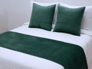 PIE DE CAMA TERCIOPELO 60X230 VERDE