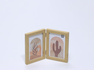 PORTAFOTOS DOBLE EFECTO BAMBU 10X15
