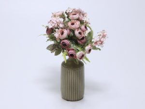 RAMO RANUNCULO HORTENSIA ROSA