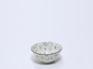 BOL RAMITAS PORCELANA VERDE 15CM