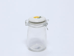 BOTE CRISTAL TAPA LIMON CERAMICA 1000ML
