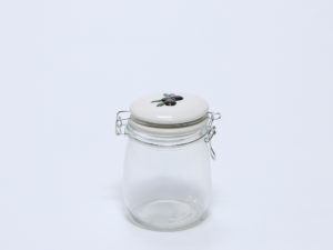 BOTE CRISTAL TAPA OLIVAS CERAMICA 800ML