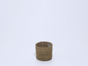 CESTA NATURAL REDONDA CON PVC 15X13