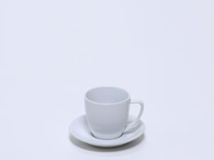 TAZA CON PLATO CAFE PORCELANA 250ML
