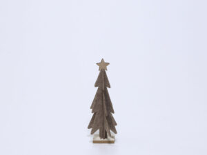 ARBOL FIELTRO 25CM MARRON