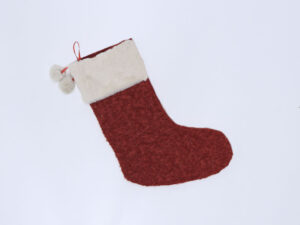 BOTA NAVIDAD ROJO 24X43CM