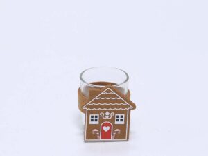 VASO PORTAVELAS 7CM COOKIE CASA