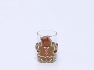 VASO PORTAVELAS COOKIE JENGIBRE C