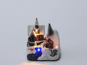 ESCENARIO INVIERNO NAVIDAD 13CM LED A