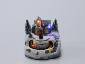 ESCENARIO NAVIDEÑO 13CM LED B