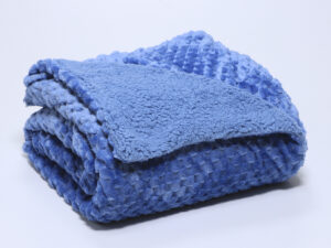 MANTA NAT PERLA 130X160 AZUL