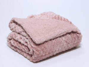 MANTA NAT PERLA 130X160 ROSA