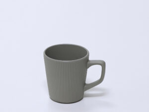 TAZA DESAYUNO RAYAS TOPO 420ML