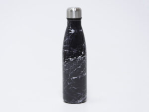 BOTELLA INOX MARMOL NEGRA 500ML