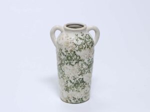 JARRON 2 ASAS VERDE BEIGE 29CM