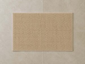 ALFOMBRA BAÑO BEIGE 40X60 ANTIDESLIZANTE