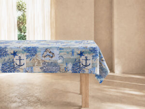 MANTEL 150X250CM ANTIMANCHAS ANCORA