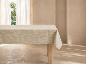 MANTEL CARACOLAS 145X250CM TOPO