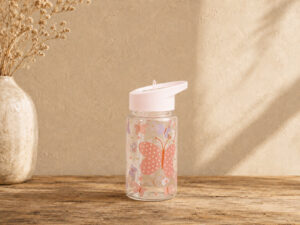 BOTELLA INFANTIL 400ML MARIPOSAS